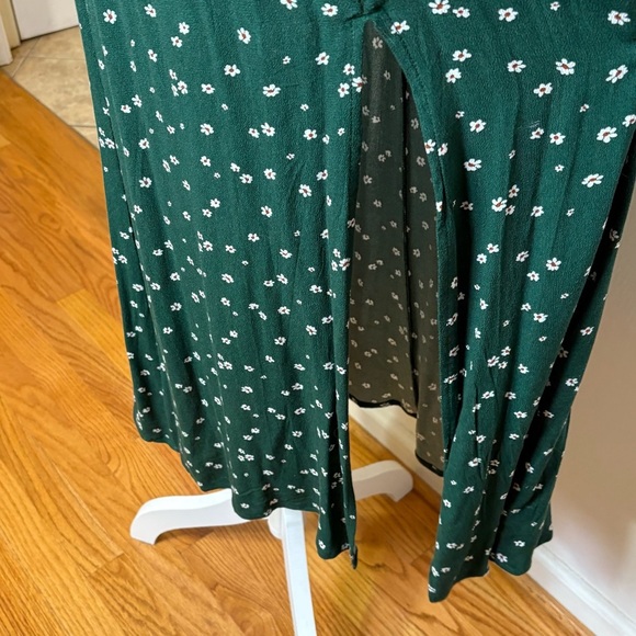 American Eagle 90sY2K Floral Ditzy Ditsy Print Midi Slip Dress Cowl Neck XS - Picture 9 of 15